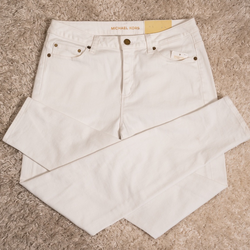 White Selma Skinny jeans